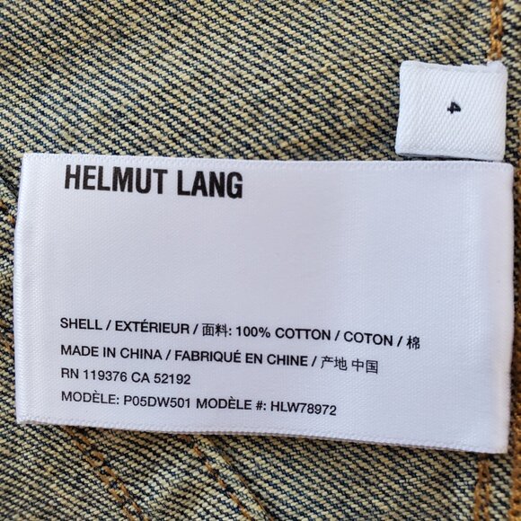 HELMUT LANG ! Denim Bustier Shirt ( US/4) - Picture 7 of 13